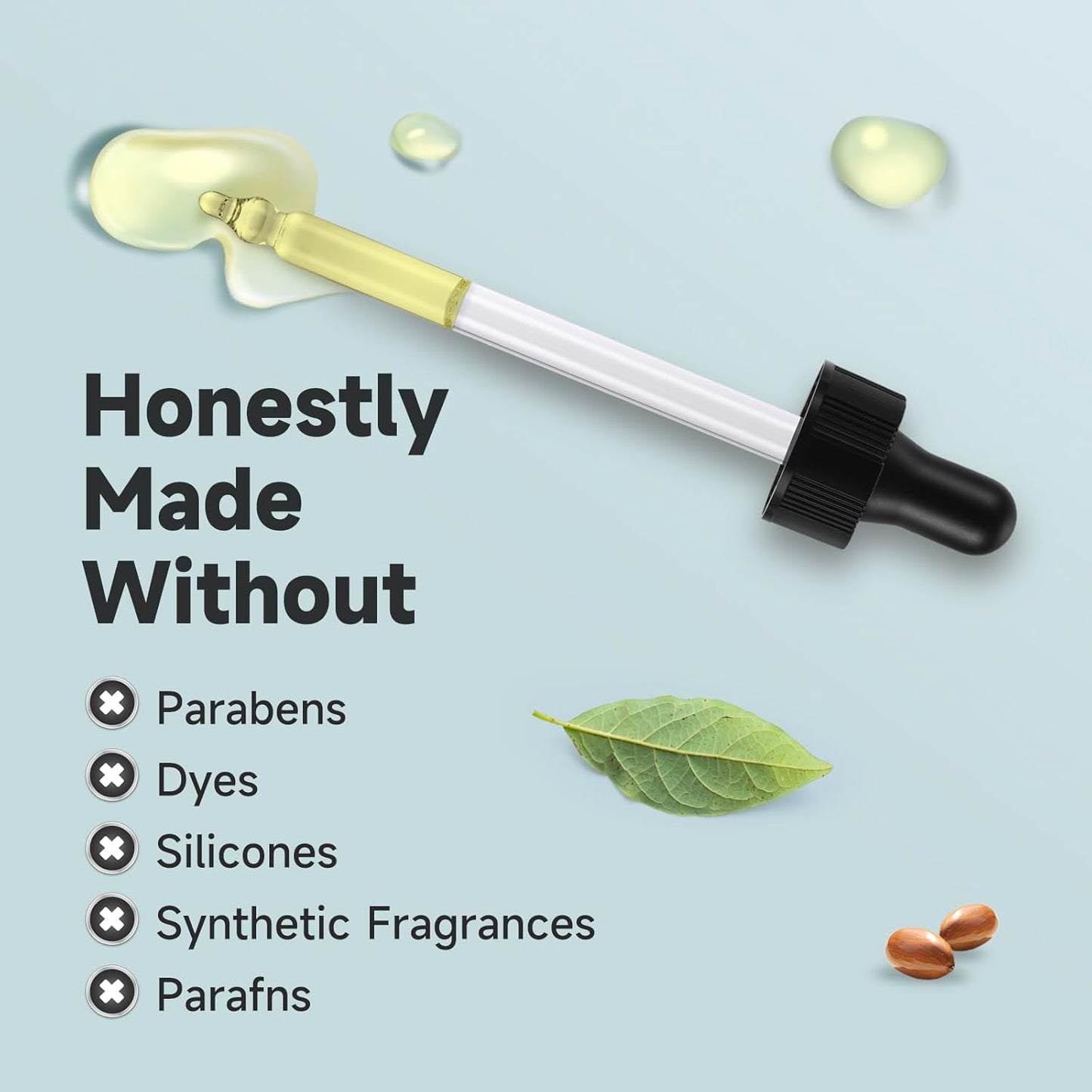 Beard Growth Oil - 2X Concentration Biotin Beard Oil for Men (2 oz) - Natural Mens Beard Oil with Argan Oil, Jojoba Oil and Vitamin, Beard Growth Softener, Moisturizer (Cedarwood)