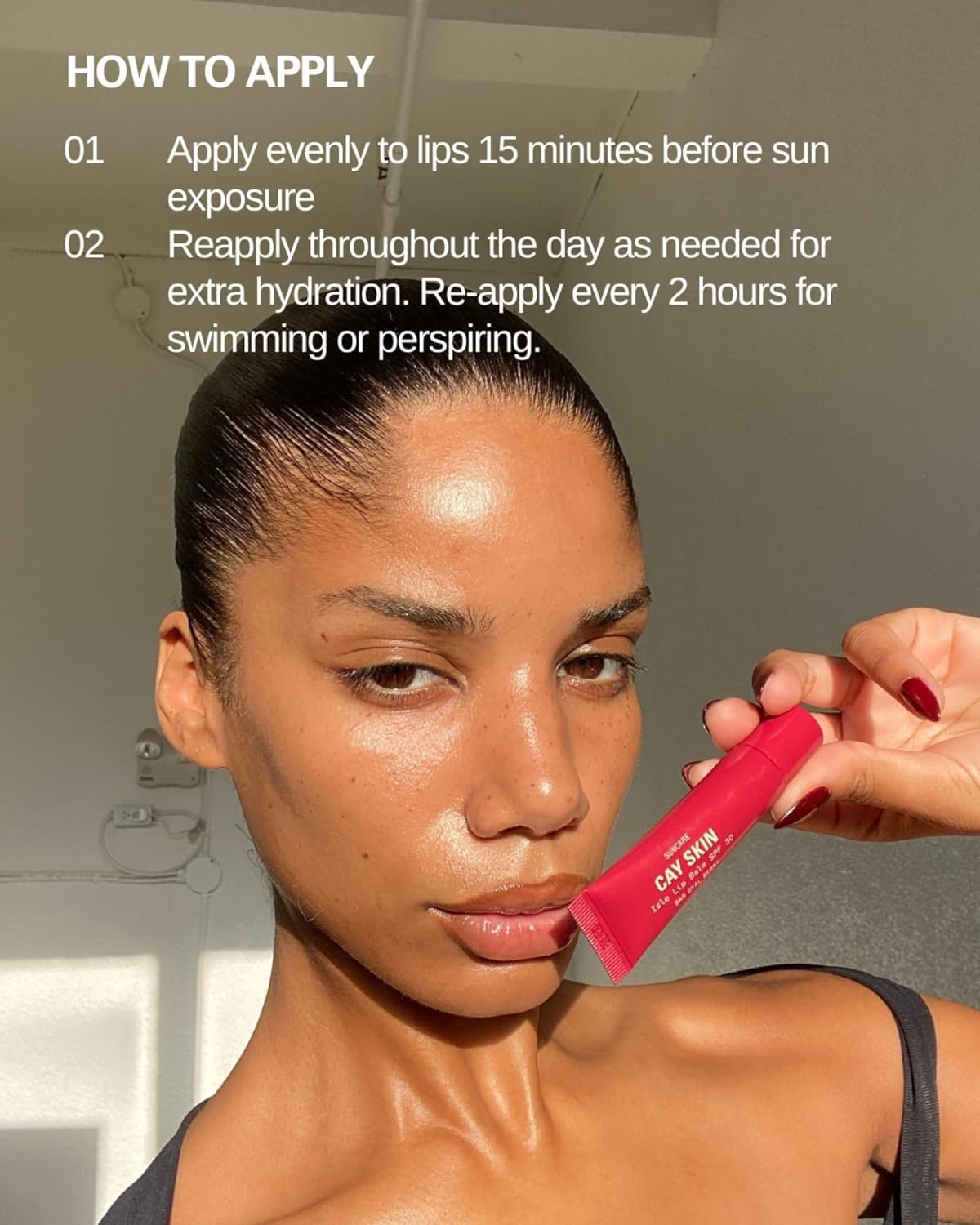 Cay Skin Isle Lip Balm SPF 30 – High Shine, Hydrating + Sheer Lip Gloss in Vanilla Brown Sugar Flavor – Formulated with Natural Ingredients for All Skin Tones – 3-Pack, Bad Gyal Berry, 1.05 oz