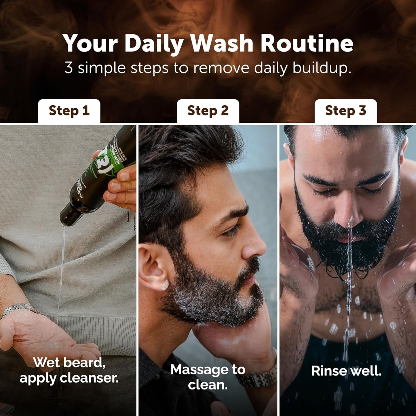 Detroit Grooming Co. Beard Wash – Deep Cleansing & Hydrating Beard Shampoo with Aloe Vera & Essential Oils - 8oz (Royal Oak)