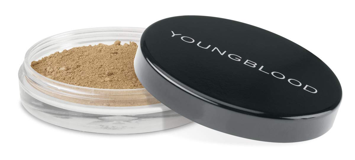 Youngblood Clean Luxury Cosmetics Natural Loose Mineral Foundation, Fawn | Loose Face Powder Foundation Mineral Illuminating Full Coverage Oil Control Matte Lasting | Vegan, Cruelty Free