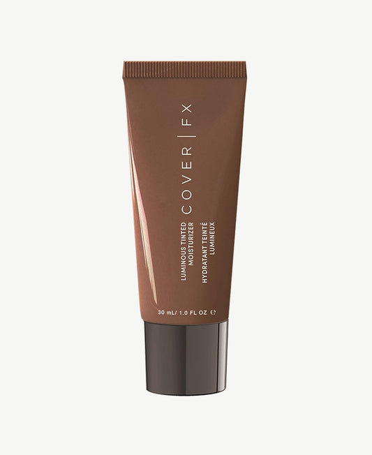 COVER FX Luminous Tinted Moisturizer - Deep - Hydrating Lightweight Glow - Light Coverage - Prebiotic and Probiotic Enriched Formula - All Skin Types - 1 Fl Oz