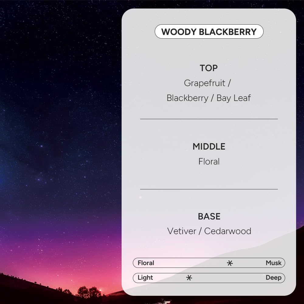 Perfumed Hair Oil & Serum – Korean Hair Essence Oil for Frizzy Hair, Shine & Damage Repair – Argan Oils & Amino Acids – Sulfate & Paraben-Free – WoodyBlackberry, 100ml / 3.38 fl oz