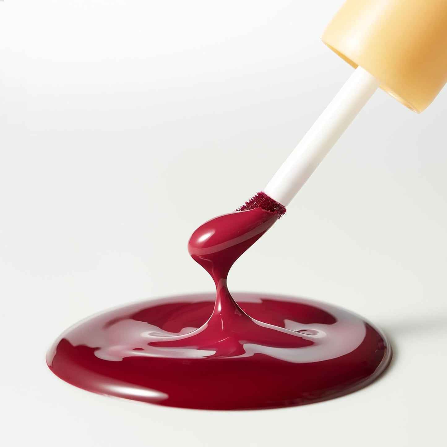 Laka Fruity Glam Lip Tint Mini, Glowing Lip Stain with Wide Color Spectrum, Hydrating & Lightweight Texture, Long-Lasting Bold Stain, Non-Sticky, Vegan, K-Beauty (#124 Maro)