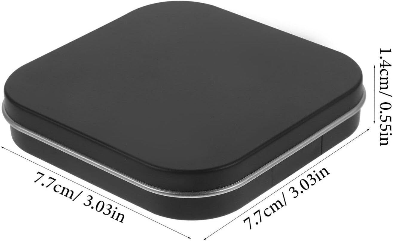 Beaupretty Empty Lipstick Palette Magnetic Eyeshadow Palette Makeup Foundation Blush Container with Mirror for Women Girls Black