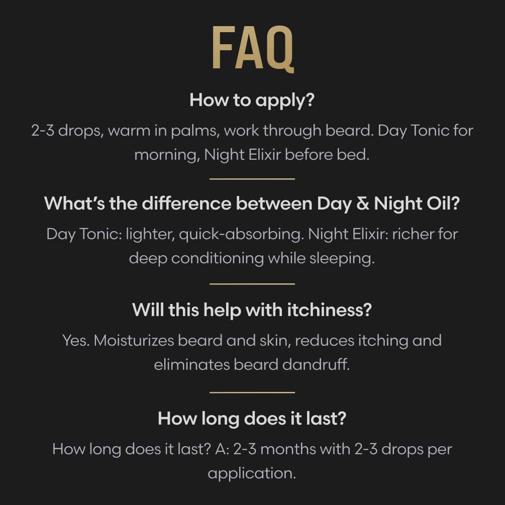 The Beard Struggle Tonic + Elixir Beard Oil Bundle - Platinum Collection - Grooming Beard Oil - Softens, Moisturizers, and Strengthens Beard Growth - Pack of 2, Aesir's Triumph