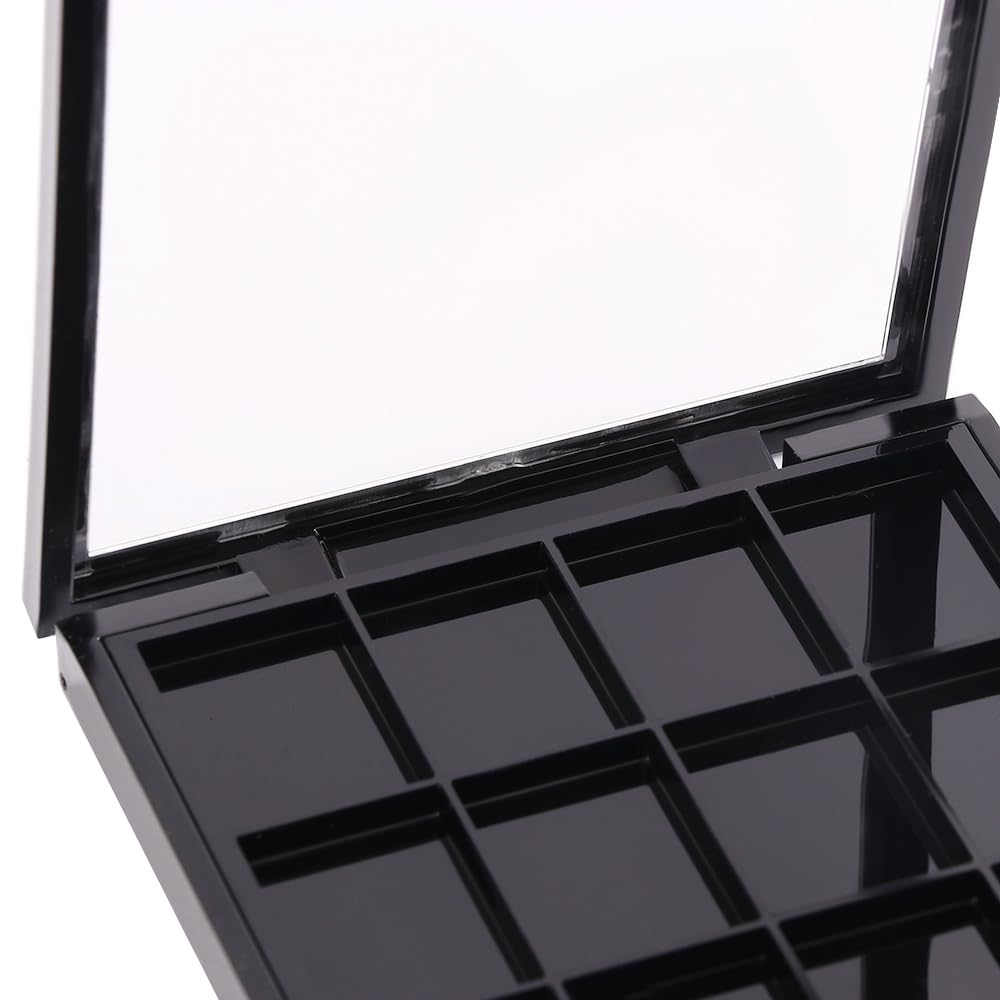 12 Grids Empty Eyeshadow Palette DIY Eyeshadow Makeup Palette Lipstick Container Empty Makeup Storage Box for Blush Lipstick
