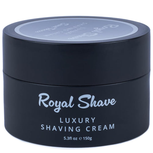 Luxury Shaving Cream for Men by Royal Shave, Rich, Soothing, Moisturizing, Hydrating & Nourishing Cream for Smooth, Close Shave (Made in UK) Sandalwood