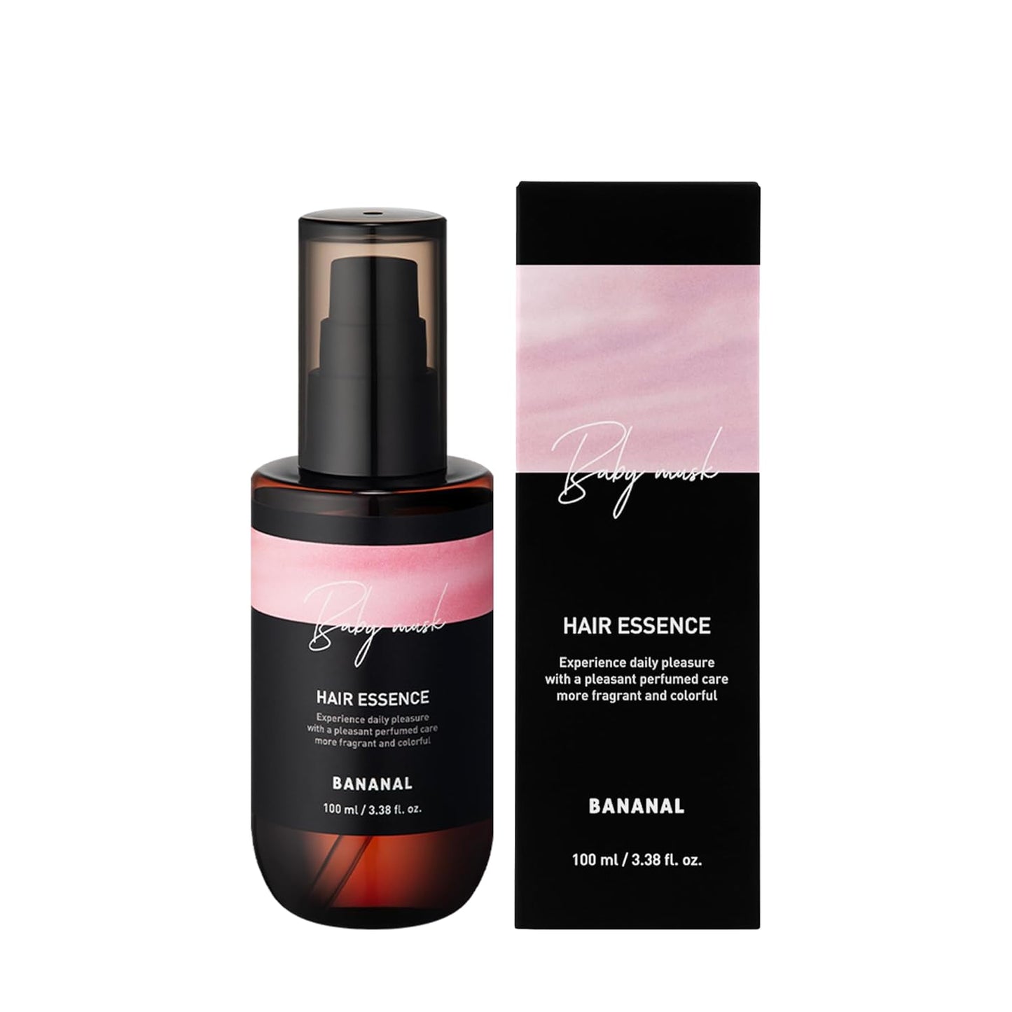 Perfumed Hair Oil & Serum – Korean Hair Essence Oil for Frizzy Hair, Shine & Damage Repair – Argan Oils & Amino Acids – Sulfate & Paraben-Free – Baby Musk, 100ml / 3.38 fl oz