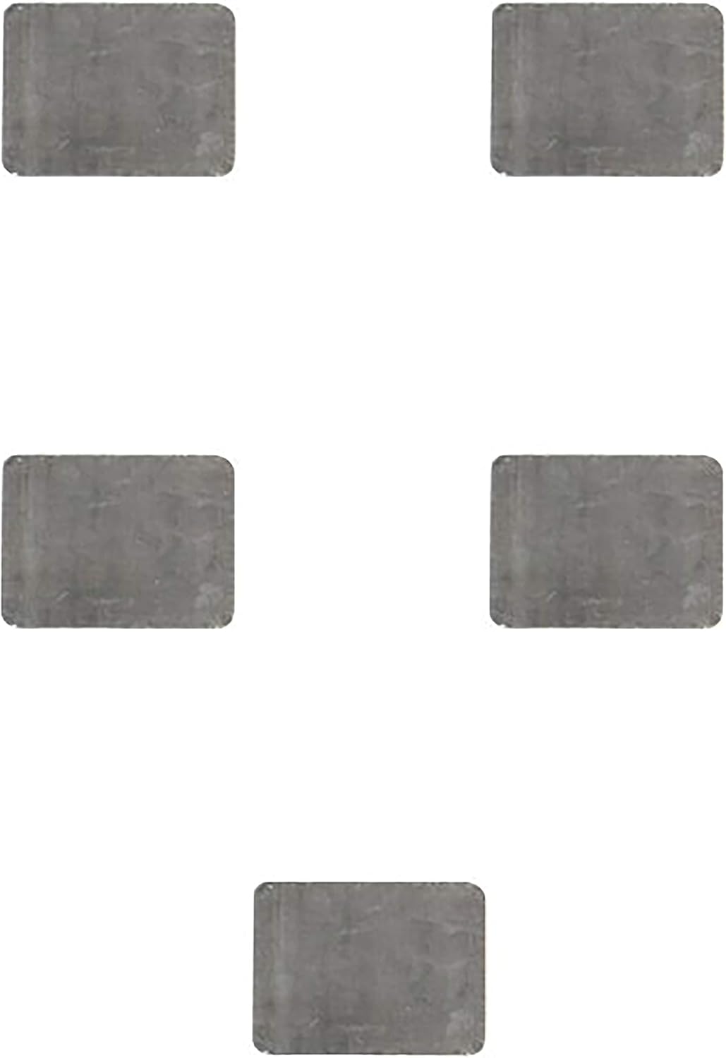 JUVITUS Large Empty Makeup Palette with Mirror and 20 Metal Stickers for Customizing Eyeshadows, Highlighters, and Blushes