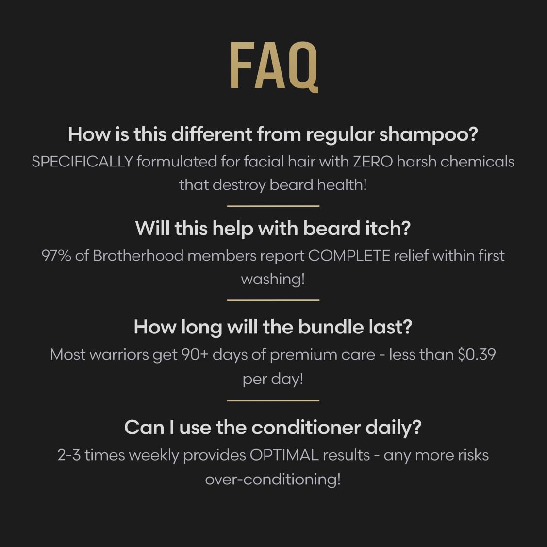 The Beard Struggle - Radiance Beard Wash & Conditioner Bundle - Gold Collection - Pack of 2, Hoenir's Poem - Nourish, Cleanse, Softens, & Strengthens Beard - Beard Wash and Conditioner for Men