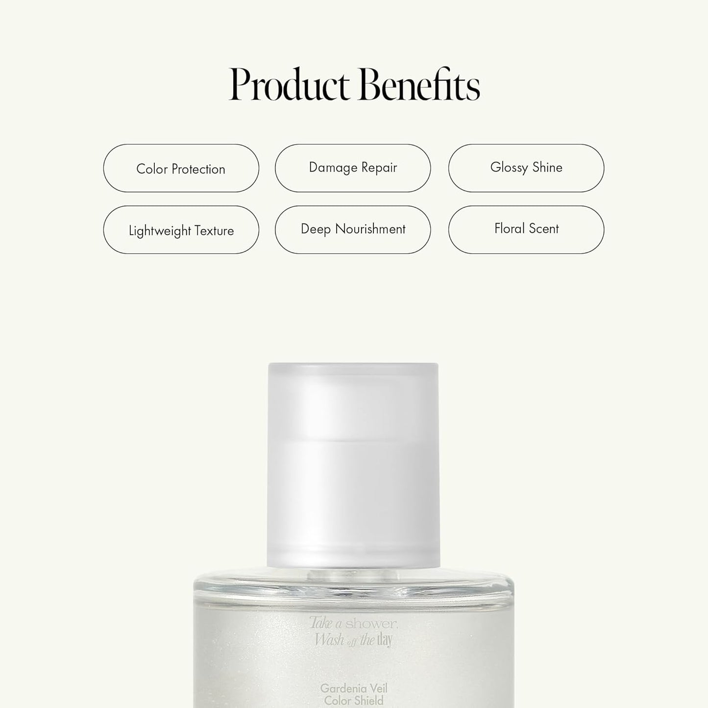 Gardenia Veil Color Shield Hair Essence – Lightweight Leave-In Treatment for Color-Treated Hair – Shine Boost, Damage Repair, Color Fixing System, Floral Scent – (50ml / 1.69 fl. Oz)