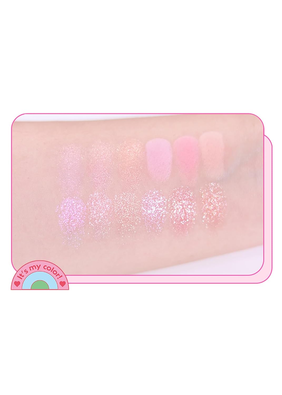 COLORGRAM Pin Point Eyeshadow Palette 04 Bright+Cool | Eyeshadow Palette for Daily makeup, Ultra-Blendable, Matte, Glitter, Shimmer Shades