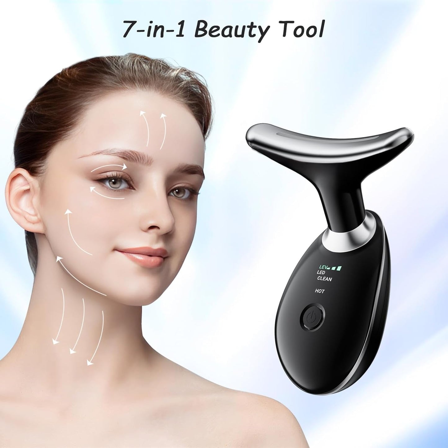 Neck and Face Skin Care Tool, Improve, Firm, Tightening and Smooth