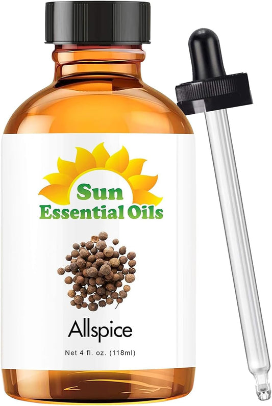 Sun Essential Oils 4oz - Allspice Essential Oil - 4 Fluid Ounces