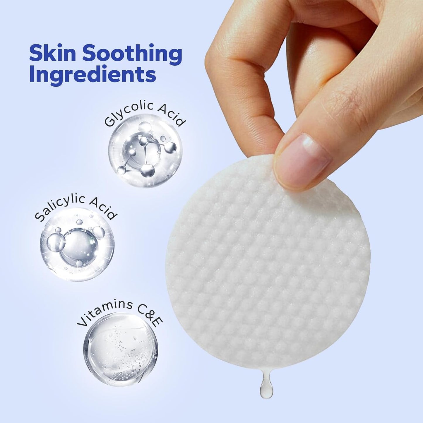 Glycolic Acid Resurfacing Pads (60 Count), 10% Ultra Pure + 2% Salicylic Acid, Exfoliating Peel Pads for Face, Effective Chemical Peel, Radiant Skin Renewal