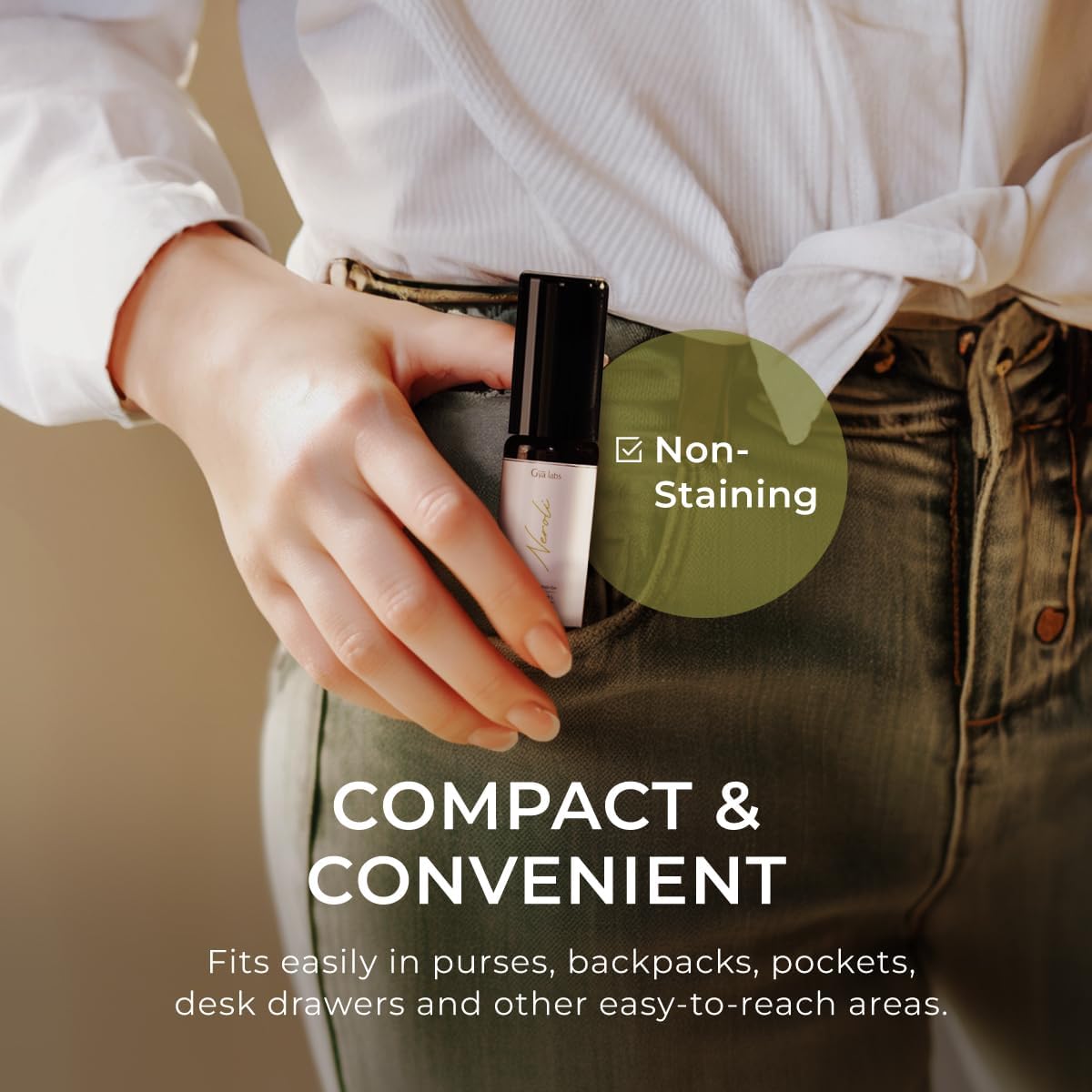 Gya Labs Lemon Essential Oil Roll on for Skin - Refreshing Lemon Perfume Oil for Women & Men, 100% Pure Natural, Aromatherapy, Travel Size (0.34 Fl Oz)