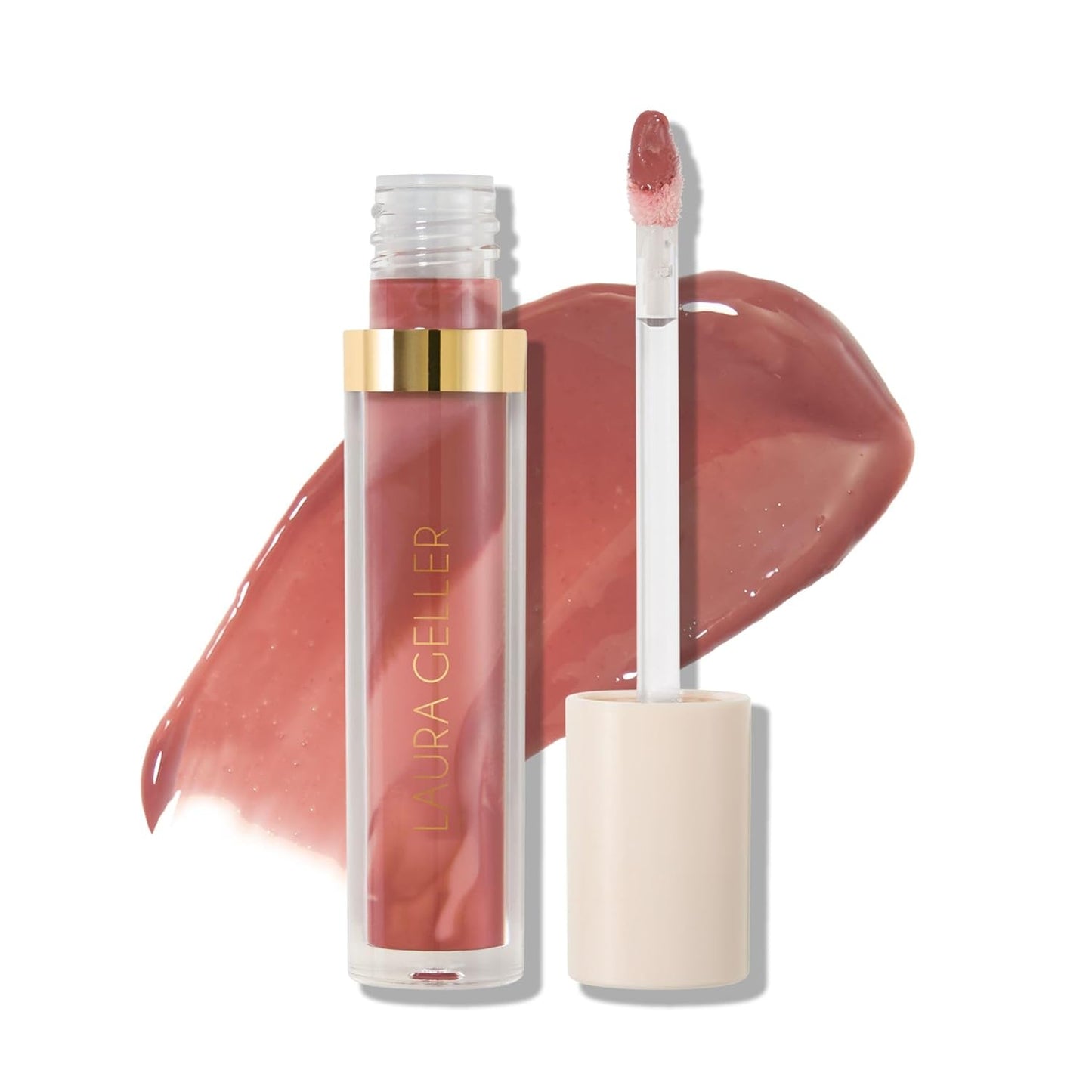 LAURA GELLER NEW YORK Italian Marble Glossy Lip Tint - Moisturizing Lip Gloss - Enriched with Shea, Mango and Cocoa Butters (05 Cosmo Nights)