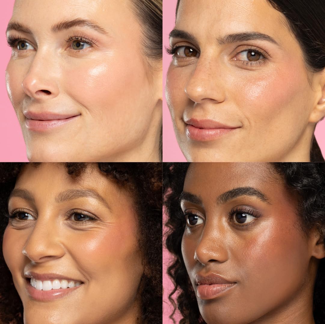 MCoBeauty Baby Face Multi-Use Cream Stick, Kitty Coral Pearl Shade, Silky Smooth, Buildable Blush for Eyes, Lips & Cheeks, Vegan, Cruelty Free Cosmetics