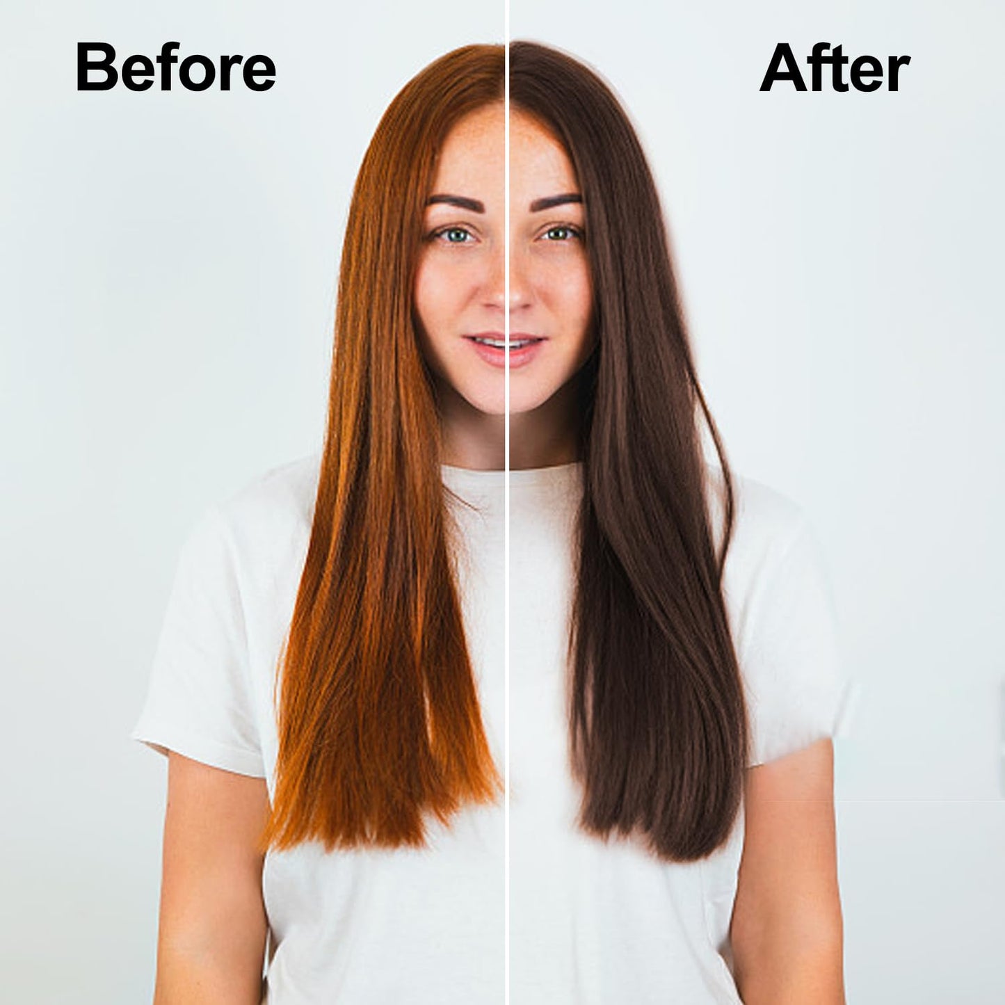 Hair Dye Shampoo 3 in 1, Dark Coffee Hair Dye 16.9 FL Oz, Hair Shampoo, Semi-Permanent Hair Color Shampoo Lasts 30 Days (Dark Coffee)