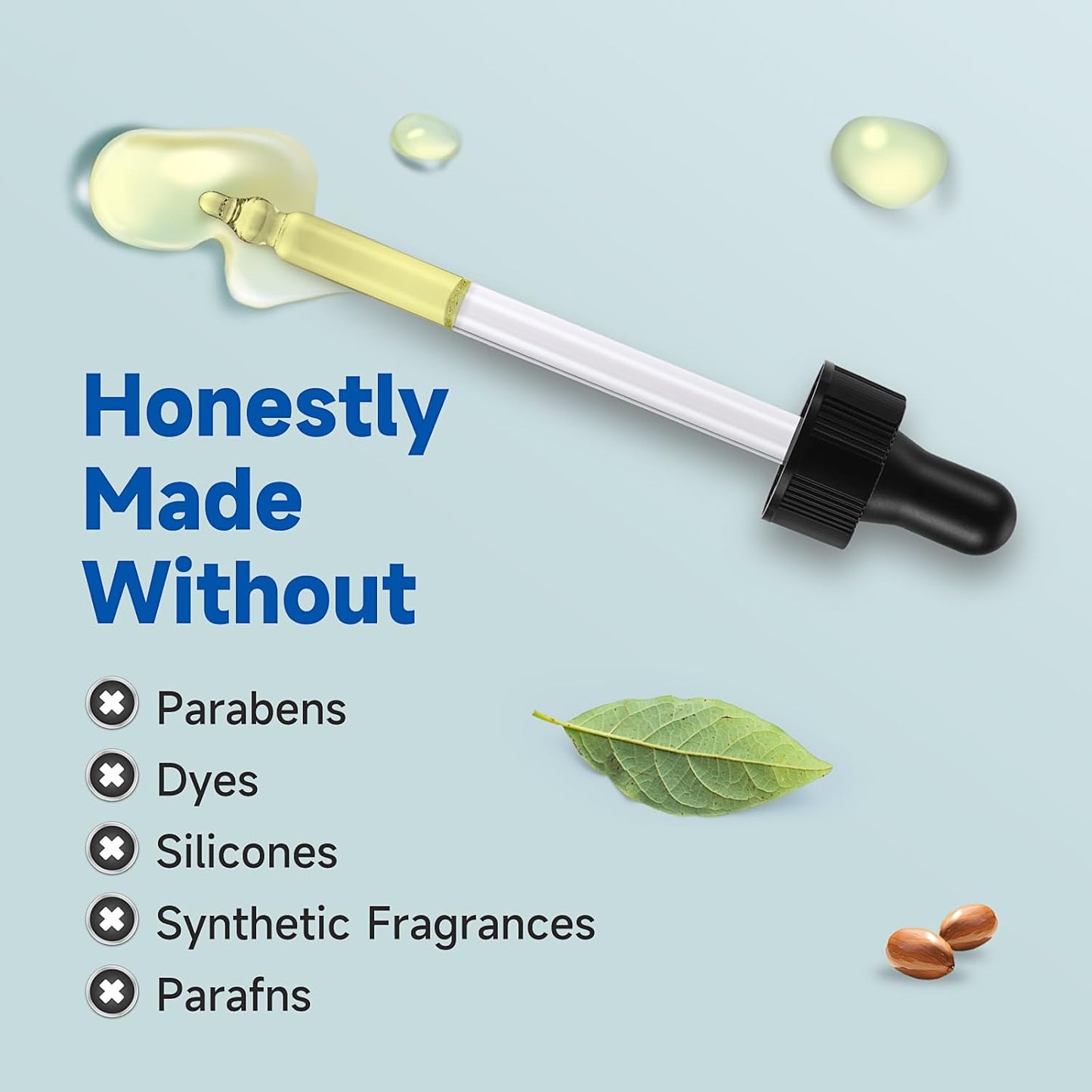 Beard Growth Oil - 2X Concentration Biotin Beard Oil for Men (2 oz) - Natural Mens Beard Oil with Argan Oil, Jojoba Oil and Vitamin, Beard Growth Softener, Moisturizer (Sandalwood)