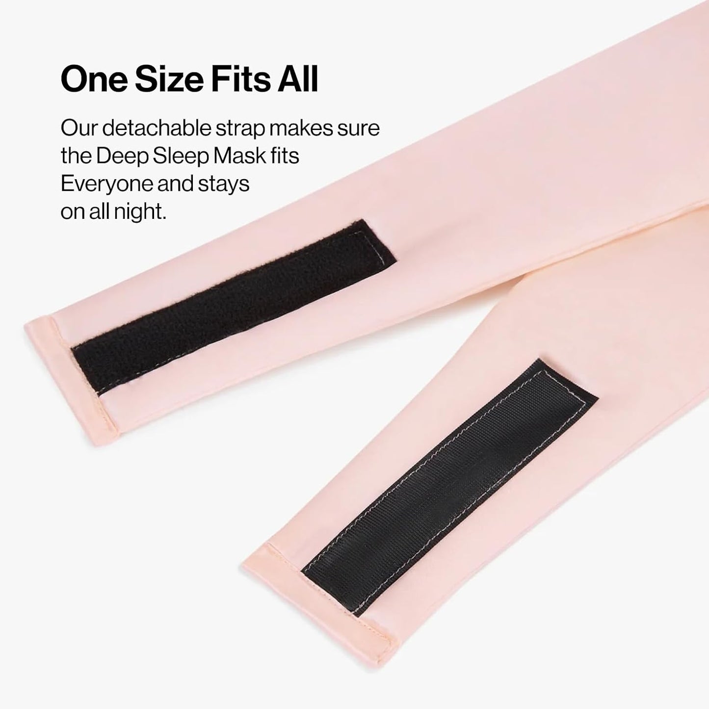 Dore & Rose Deep Sleep Mask Light Blocking, 23 Momme Mulberry Silk Eye Mask, Ultra Soft, Adjustable - Travel Sleeping Mask for Men & Women - Pink