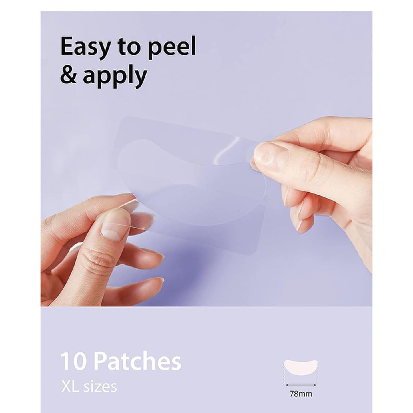 Madeca DERMA Ready Cure Patch Flexible – XL Hydrocolloid Patches for Large Area Coverage, Perfect for Acne, Zits, Blemishes, White & Blackhead Wound Care (10 Patches/Extra Large Size / 78mm)