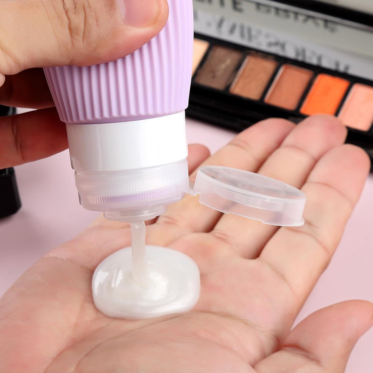 16 Pack Travel Bottles for Toiletries, Large 6oz Silicone Travel Containers jar for Toiletries, Leak Proof Refillable Liquid Shampoo And Conditioner Travel Essentials toiletry Bottles