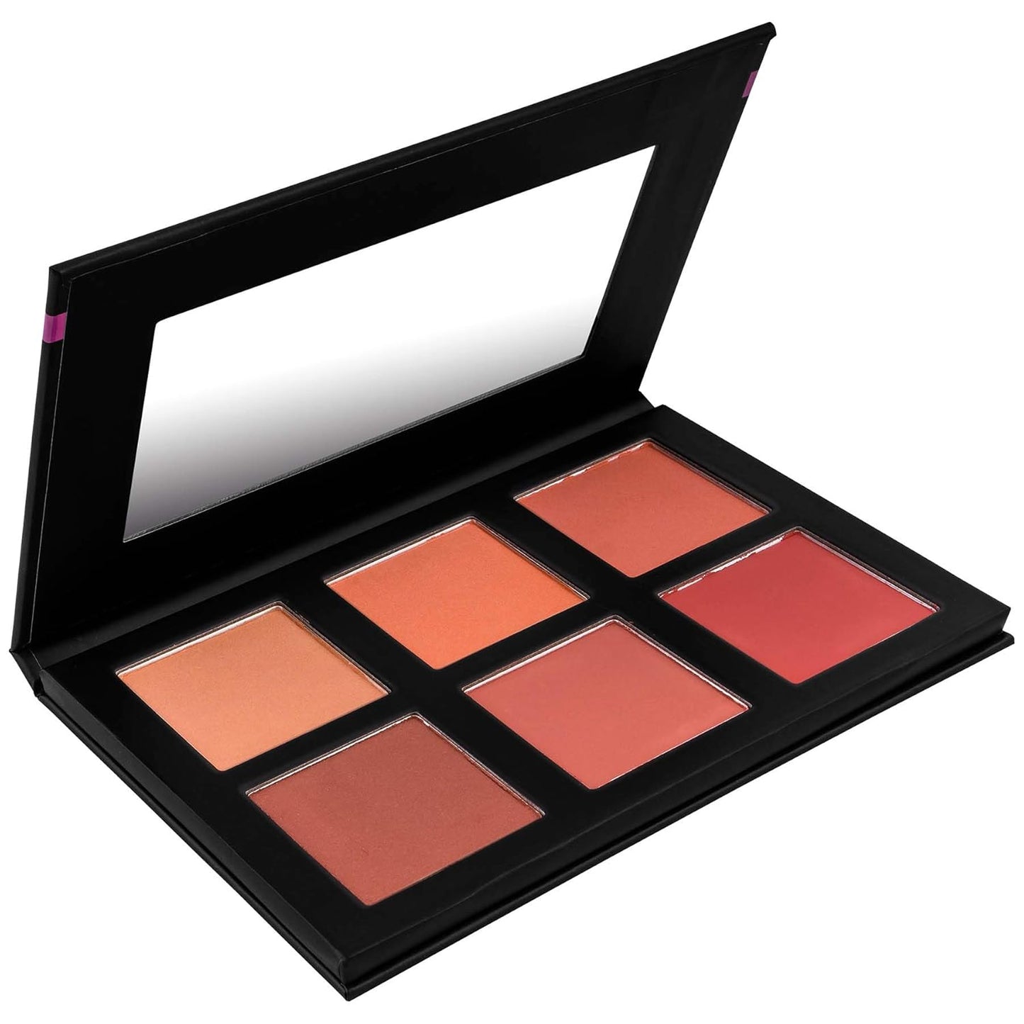SHANY Shimmer & Matte Powder Blush Makeup Palette with Mirror - 6 Color Makeup Blush Palette - BLUSH