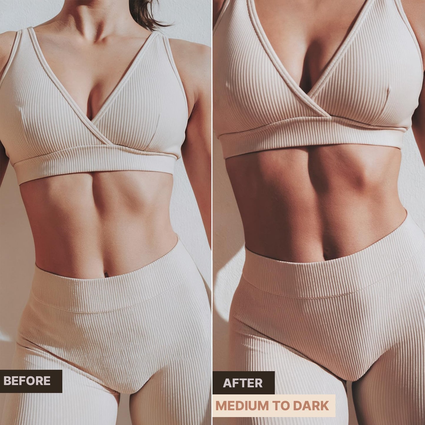 Self Tanner Mousse - USA Made with Natural & Organic Ingredients, Self Tanning Mousse for Dark Fake Tan, Sunless Tanner, Clear & Non Toxic Tanning Foam for Streak Free Finish & Natural Glow