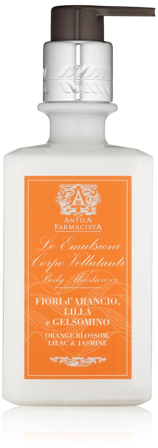 Antica Farmacista Body Moisturizer - Moisturizing Scented Lotion - Premium Body Moisturizer - Luxury Gift for Women & Men - Hand & Skin Hydration - Orange Blossom, Lilac and Jasmine, 10 Fl Oz