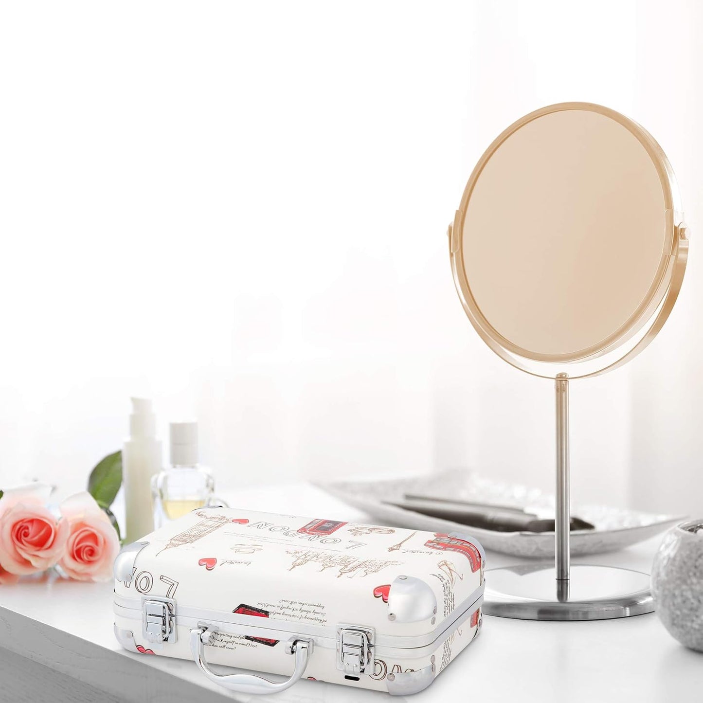 Makeup Kit Gift Set - 41 Eye Shadows, 7 Body Glitters, 1 Lip Liner Pencil, 1 Lipsticks, 4 Blushs, Eye liner pencil, 5 Concealers, 2 Lip Gloss, 5 Bronzers, Mirror