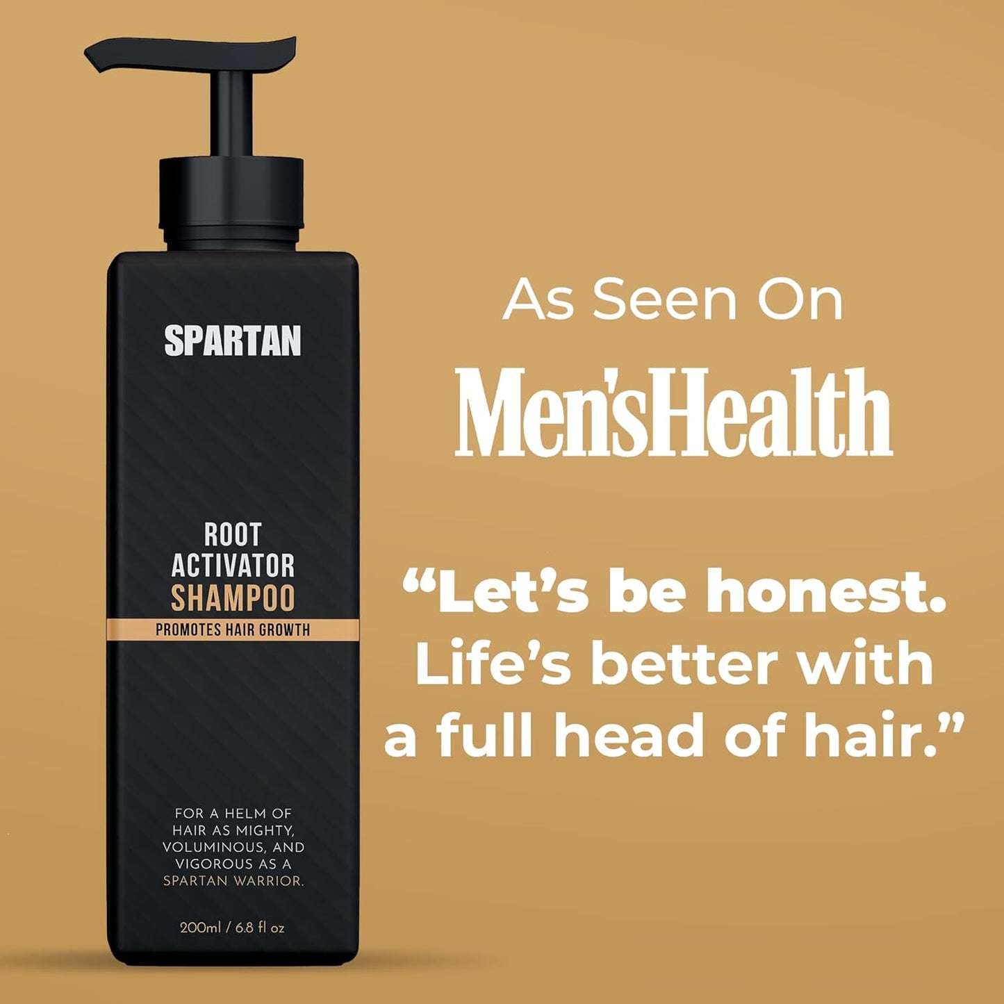 SPARTAN™ Root Activator Shampoo For Men - Hair Growth Shampoo for Hair Loss and Thinning Hair