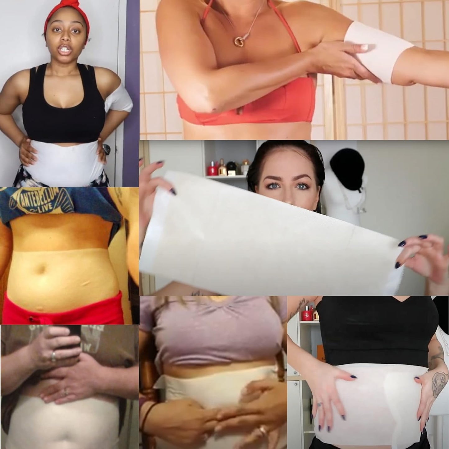 Ultimate Lipo Body Wrap With Guarana, Green Tea, and Seaweed Wraps Works for Stomach Belly Legs Arms Abdomen Skin Elasticity and Resiliency. (8 Wraps)