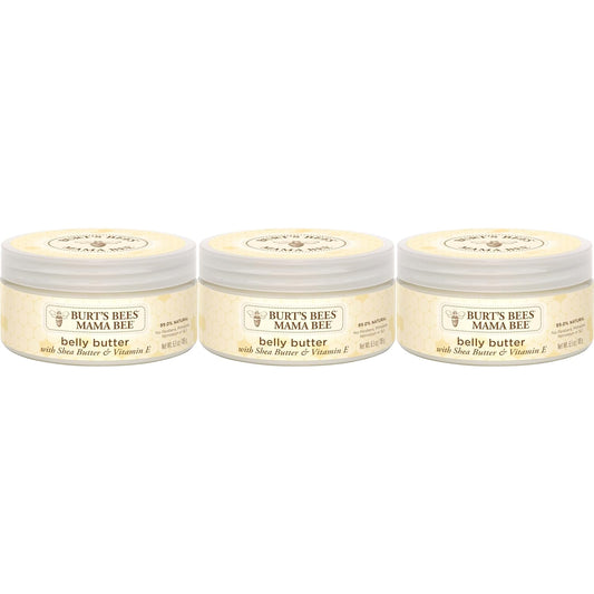 Burt's Bees Mama Bee Belly Butter, Fragrance Free Lotion, 6.5 Ounce Tub