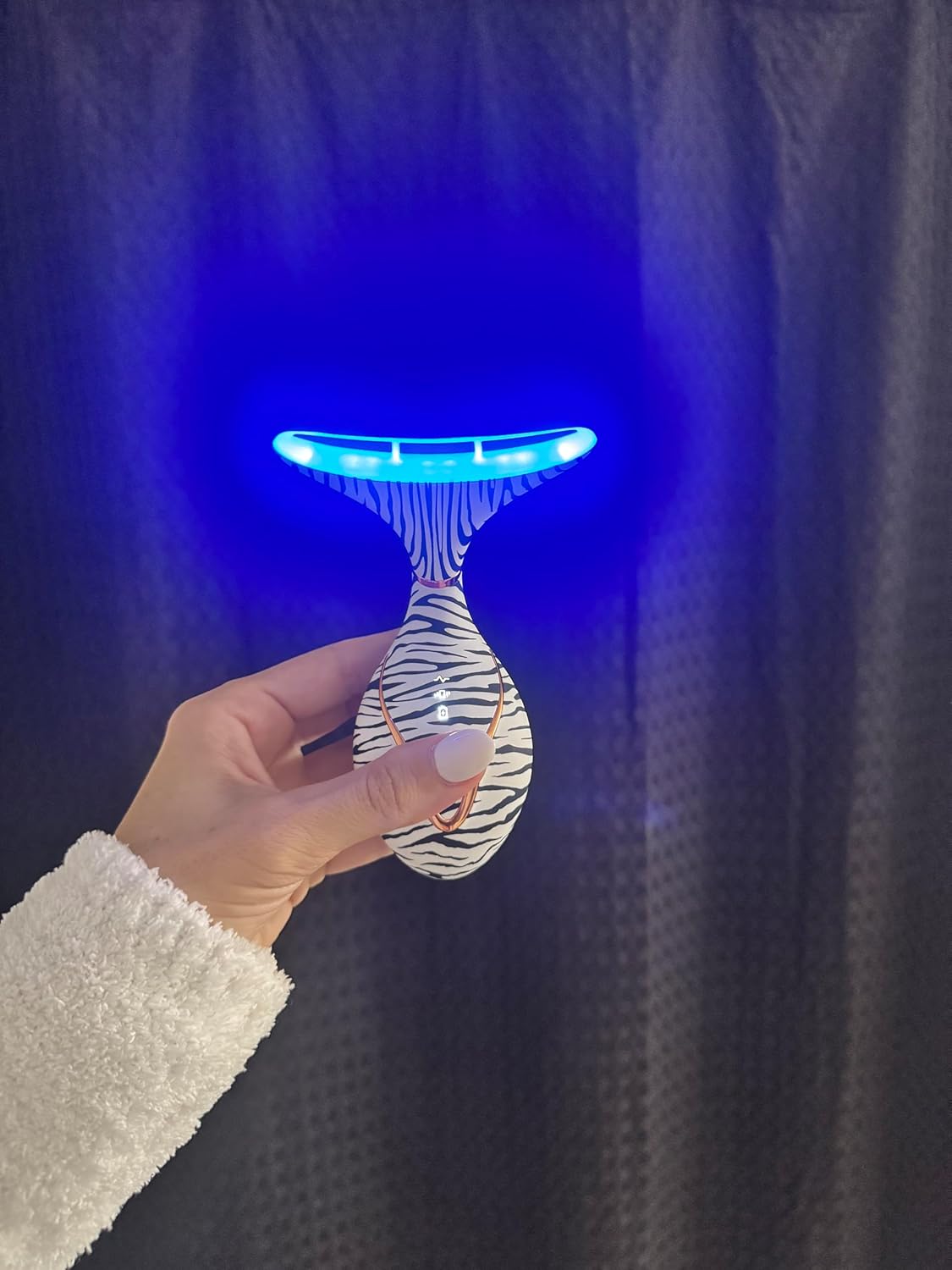 GLO24K Red Light for Face & Neck Beauty Device - 7 in 1 Facial Massager Tool and Neck Care Device for Neckline Care, Face and Neck Massager for Women