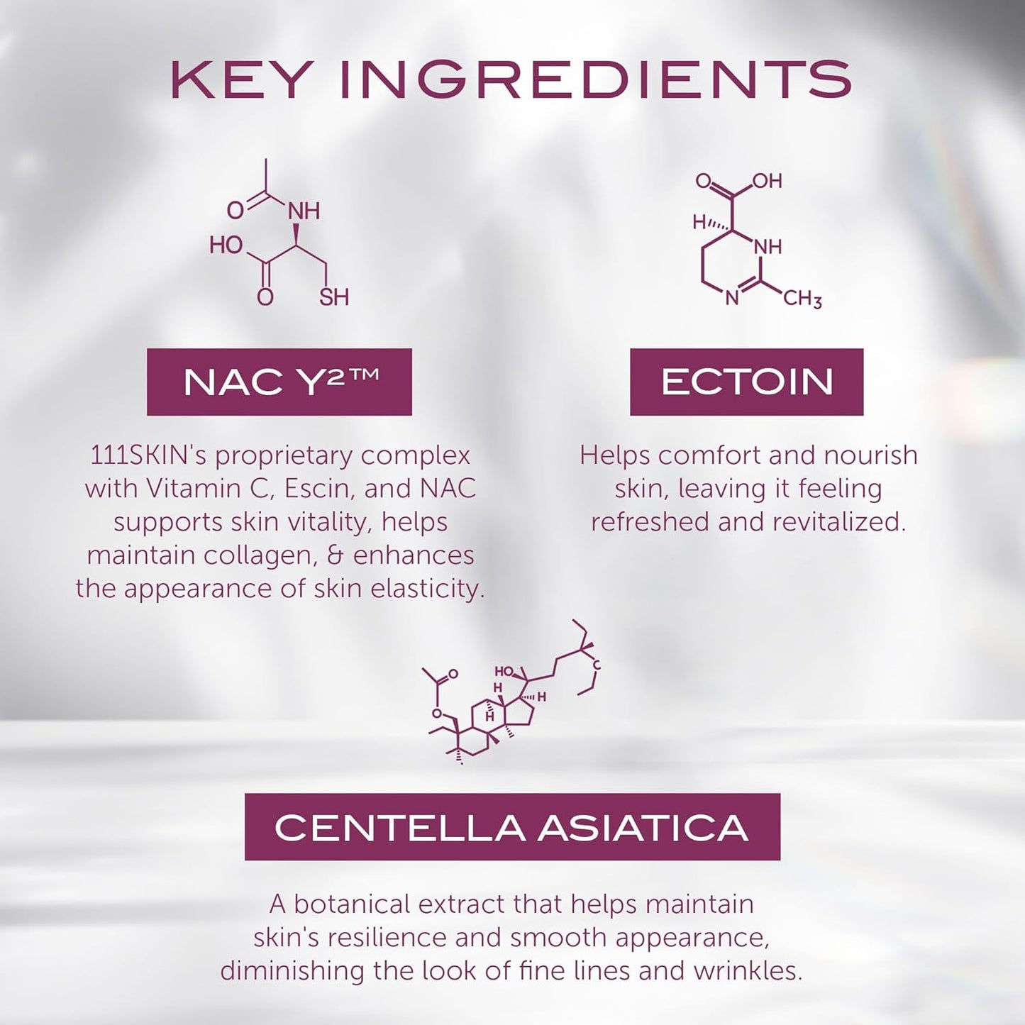 111SKIN Y Theorem Bio Cellulose Facial Mask for All Skin Types, Hydrating Face Mask with NAC Y2, Ectoin & Centella Asiatica, Enhances Skin Elasticity, Skincare Sheet Masks for Self Care, 5x 0.78 fl oz