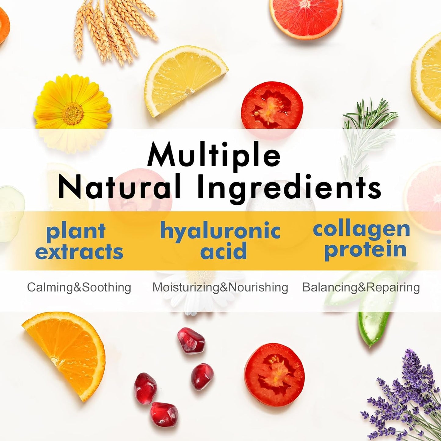 9 Pack Collagen Face Masks Skincare for Women, Hydrating Sheet Face Masks Suitable for All Skin Types, Bulk Facial Masks for Women Skin Care, Face Mask Gifts Set for Spa Party