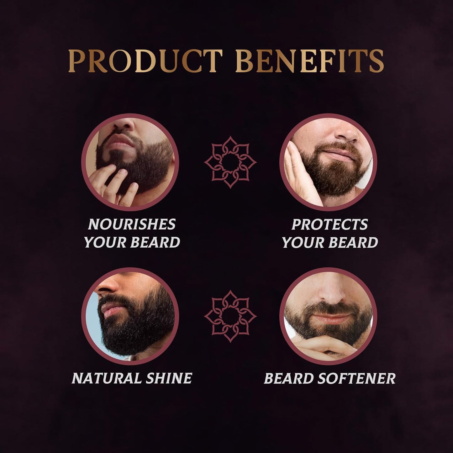 H HABIBI Amber & Sandalwood Beard Oil – 2.0 Fl. Oz Naturally Derived Beard Growth Oil for Men, Beard Care Essential – Hydrates, Nourishes & Promotes Healthy Growth, Made in USA