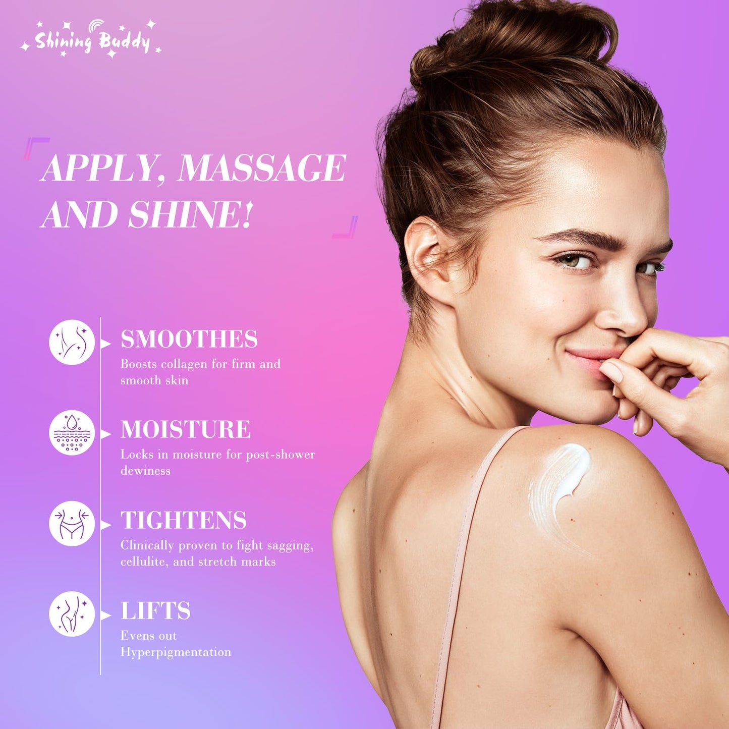 Whipped Rainbow Body Butter, Watermelon & Marshmallow, Fruity Scent, Infused with Fruit extracts, Non-Greasy,Creamy & Moisturizing Shea Butter,Nourishing Skincare for All Skin,5.6 oz