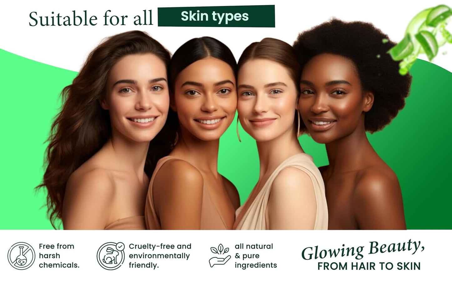 99.75% Pure & Organic Aloe Vera Spray, Clinically tested & Dermatologist approved, Hydrates & Heals Dry & Damaged Skin & Hair- 12 Oz