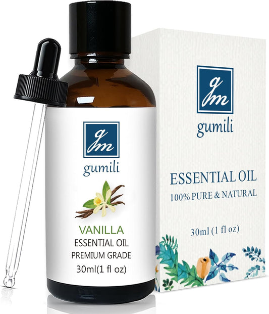 Vanilla Essential Oil – 1 Oz Vanilla Oil for Skin & Diffuser | Home Fragrance Oil for Body, Lotion, Candles, Soap, Dryer Balls, Slime & More