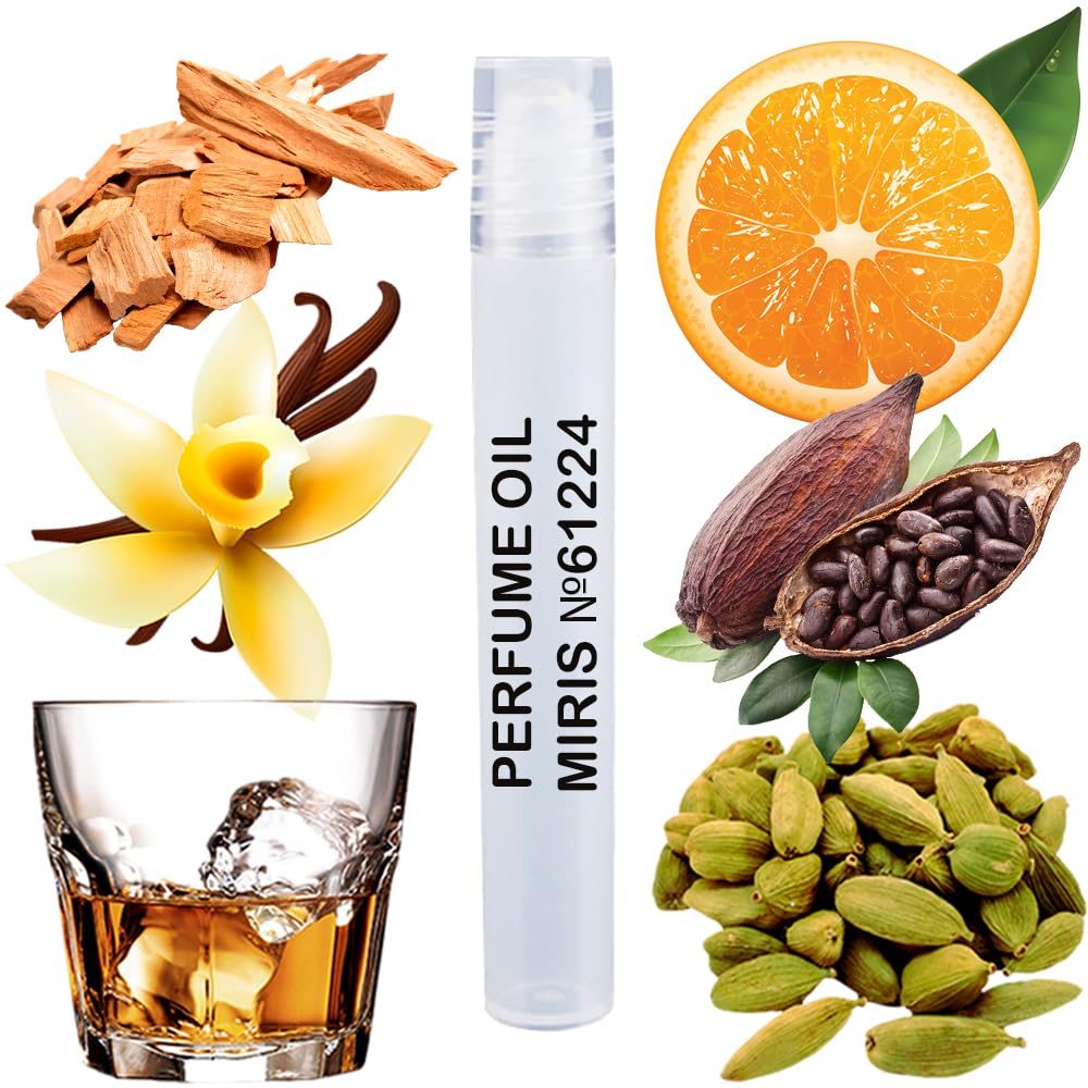 MIRIS Perfume Oil No. 61224, Inspired by Vanilla Diorama, Long-Lasting Unisex Roll-On For Women and Men, Rollerball 0.34 Fl Oz / 10 ml
