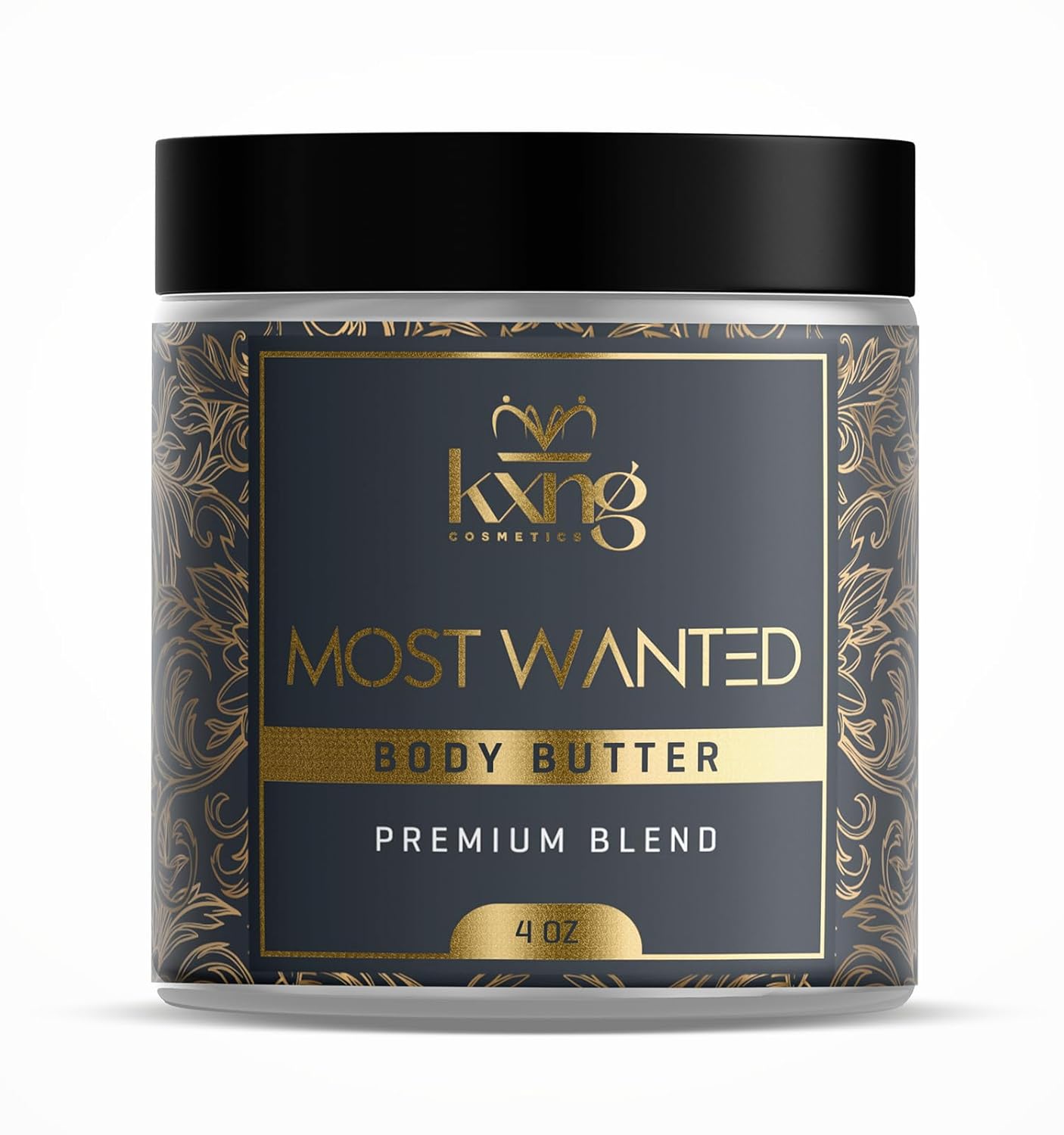 KXNG Cosmetics, Body Butter, Organic Skin Care for Men and Women, Body Moisturizer Lotions and Creams, Raw Shea Butter, Cocoa Butter, Mango, Coconut Oil, Hand, Foot, All Skin Types (Most Wanted)