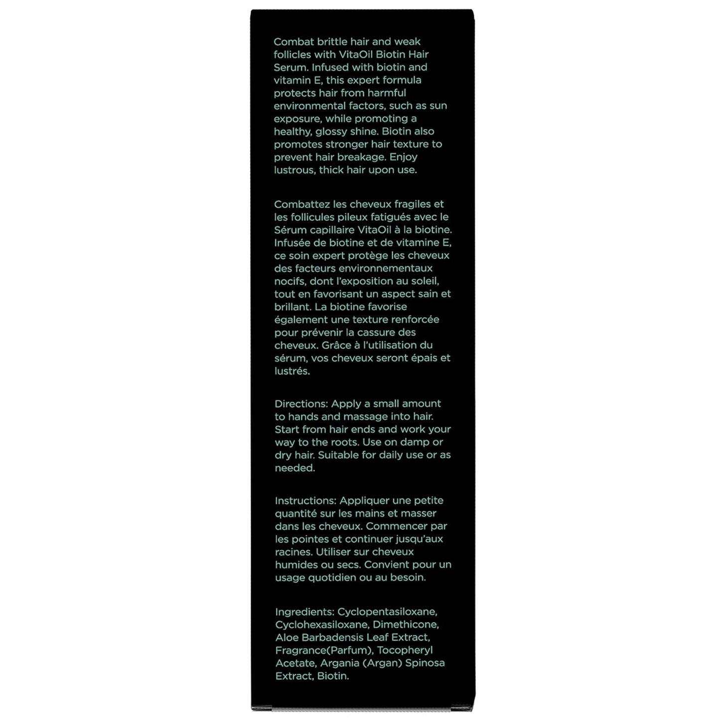 Herstyler Biotin Hair Serum - Hair Growth Serum for Hair Loss - Also Contains Argan Oil - 2 Fl Oz - Pack of 1