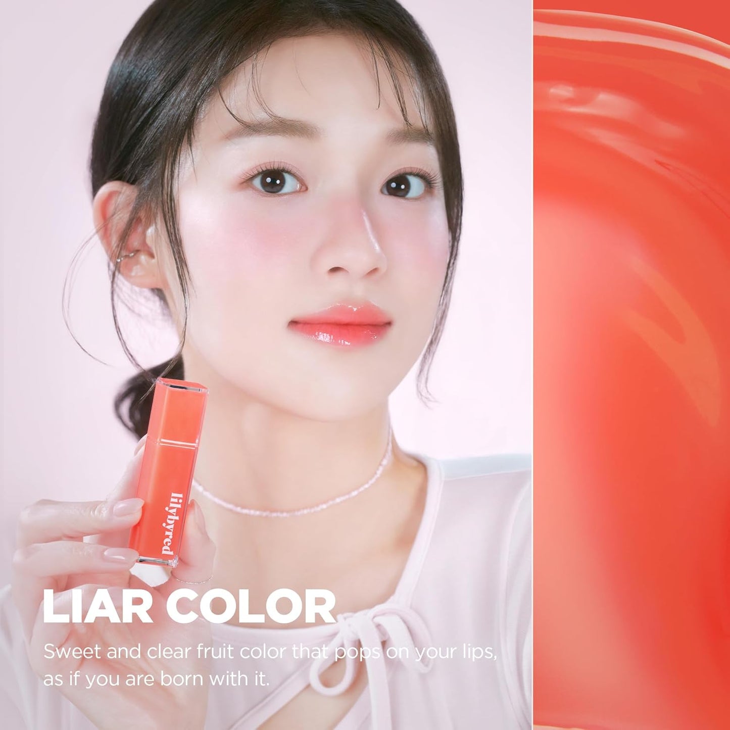 lilybyred Bloody Liar Coating Tint | Korean Glossy Lip Stain, Vivid & Juicy Color, Syrupy Shine, Moisturizing, Long-Lasting & Smudge-Proof, Non-Sticky, Lightweight, 0.14 oz. (19 Calm Cherry)