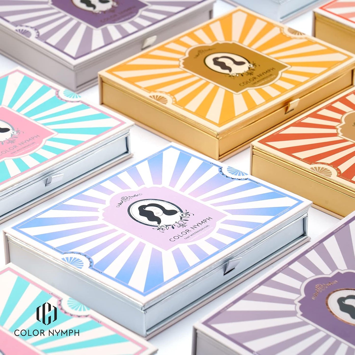 Color Nymph Makeup Kit for Teens, All in One Makeup Kit for Women Included 24 Colors of Matte Shimmer Eyeshadow, Highly Pigmented Lip Glosses, Eyeliner Pencil, Brushes, and Mirror