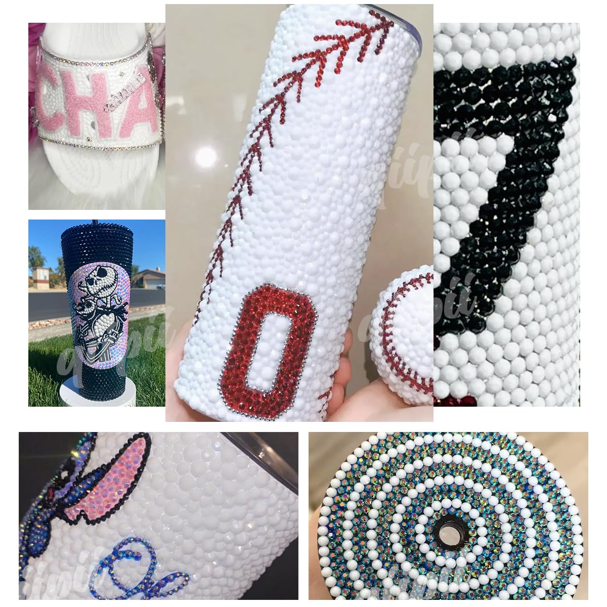 16000PCS Pure Black Resin Rhinestones for Crafting 3mm 4mm 5mm Flatback Jelly Stones Bulk SS10 SS16 SS20 Diamonds Gems Charms for Nails Face Eyes Makeup Tumblers Bottles Crafts Clothes Shoes