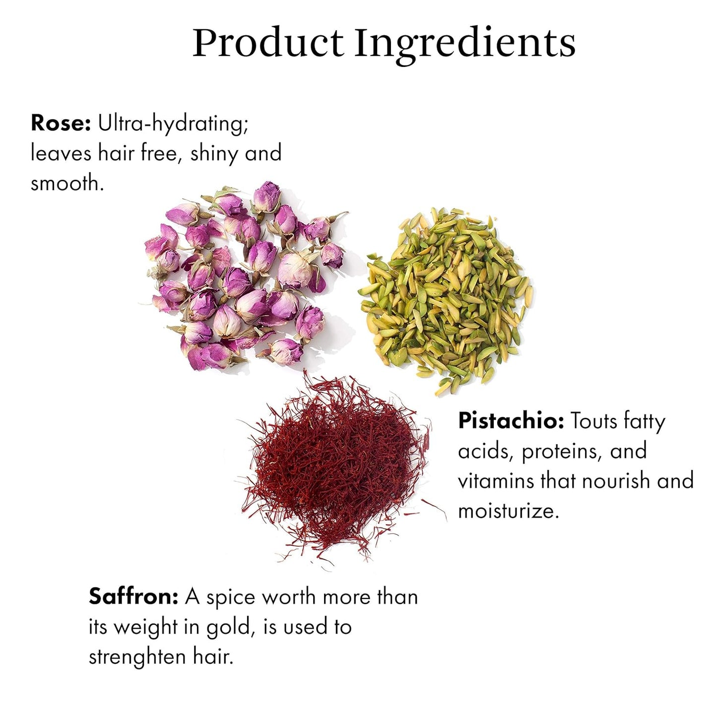 Joon Saffron Hair Elixir Pistachio + Rose Hair Oil, 3.11 Fl. Oz.