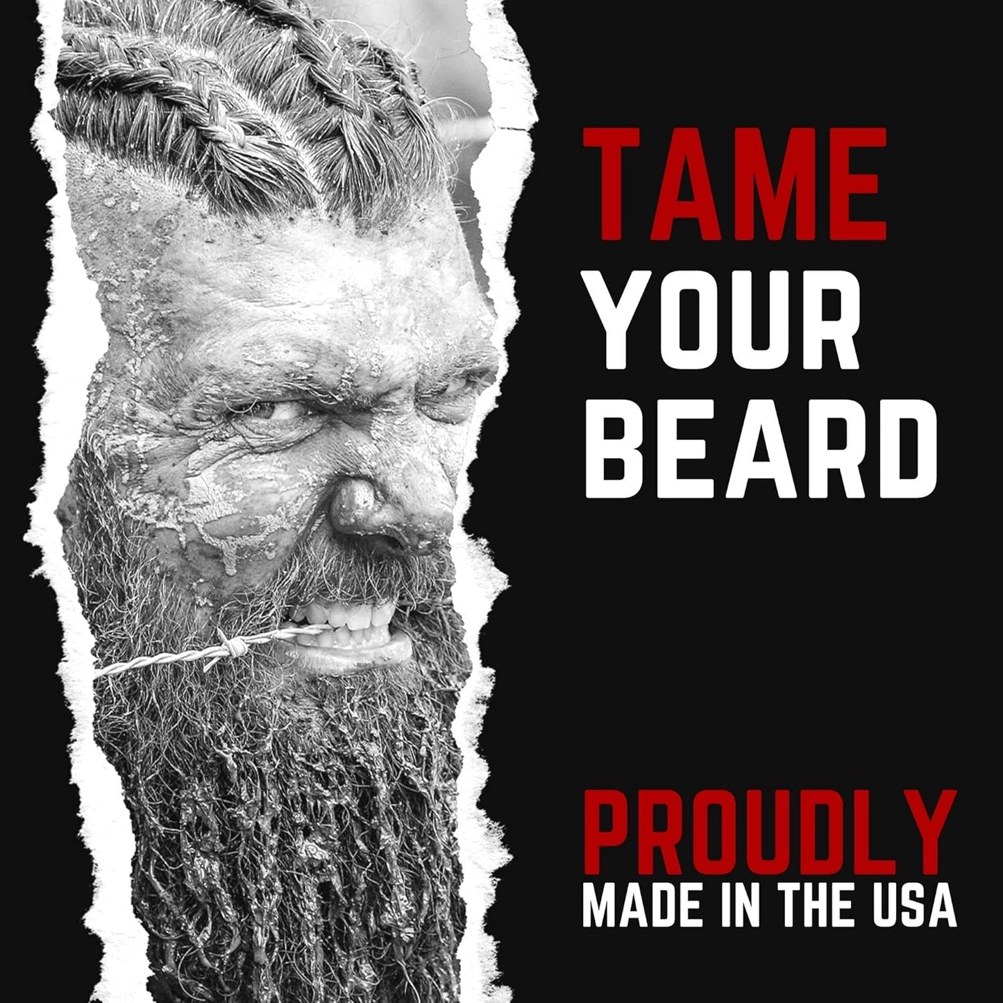 Mad Viking Fjord Beard Oil - Hydrate, Soften And Grow Your Beard Naturally. Fight Itch And Dandruff With A Crisp Yet Woodsy Mint, Orange, Cedarwood & Sandalwood Scent. Made In The USA - 2oz