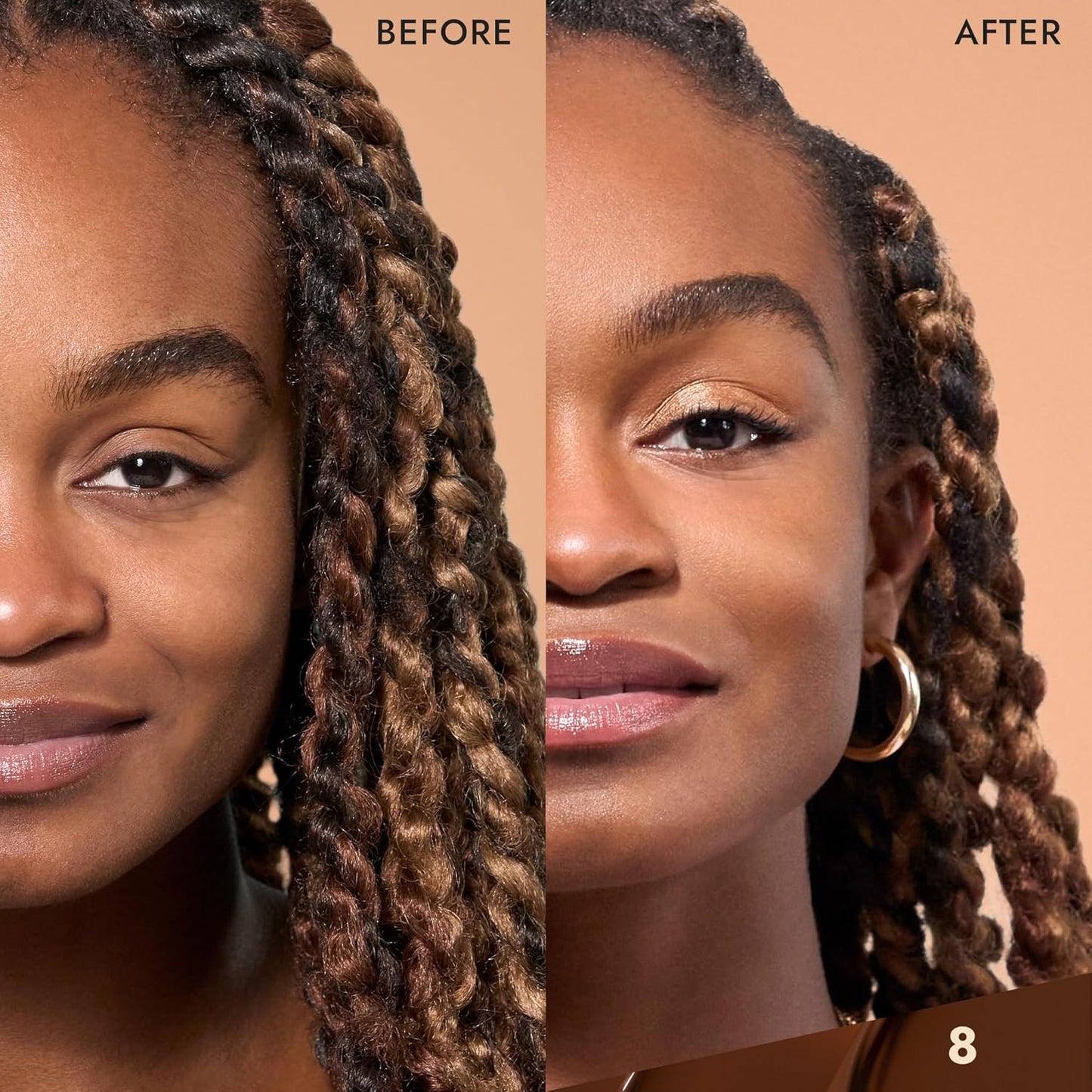 Cover FX Radiant Start Tinted Moisturizer Luminous Finish | Suitable For all Skin Types| Moisturizing Makeup| Light Coverage | 8- Deep skintones with neutral warm undertones